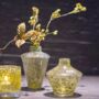 Vase And Diffuser Gheata Yellow Bubbles, thumbnail 1 of 4