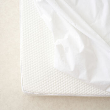 Travel Cot Waterproof Fitted Mattress Protector, 2 of 5