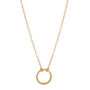 Gold Plated Or Sterling Silver Karma Disc Necklace, thumbnail 3 of 10