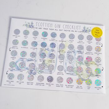 Scottish Gin Checklist Interactive Poster, 2 of 3