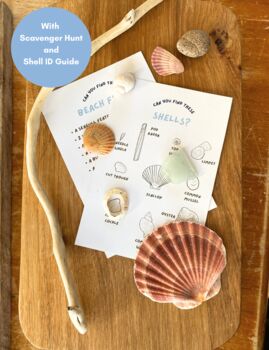 Personalised Daddy And Me Beach Finds Kit With Bag And Scavenger Hunt, 2 of 6