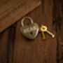 Personalised Gold Heart Padlock Dog Tag, thumbnail 11 of 11