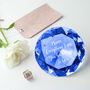 Personalised Blue Diamond Paperweight, thumbnail 2 of 6