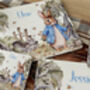 Kids Personalised Little Bunny Placemat, Coaster And Mug Dinner Set, thumbnail 6 of 11