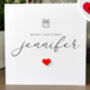 Custom Name Personalised Handmade Christmas Card, thumbnail 3 of 4