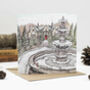 'Frozen Fountain' Christmas Card, thumbnail 1 of 2