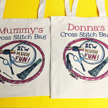 Personalised Cross Stitch Bag, 10 of 12