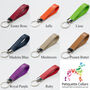 Soft Padded Leather Keyring 22 Colours, thumbnail 3 of 4