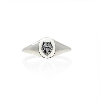 Mini Wolf Signet Ring, 5 of 7