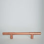 Copper Pull Handle With Ridging Detail, thumbnail 6 of 7
