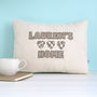Personalised House Name Cushion Gift For New Home, thumbnail 5 of 12