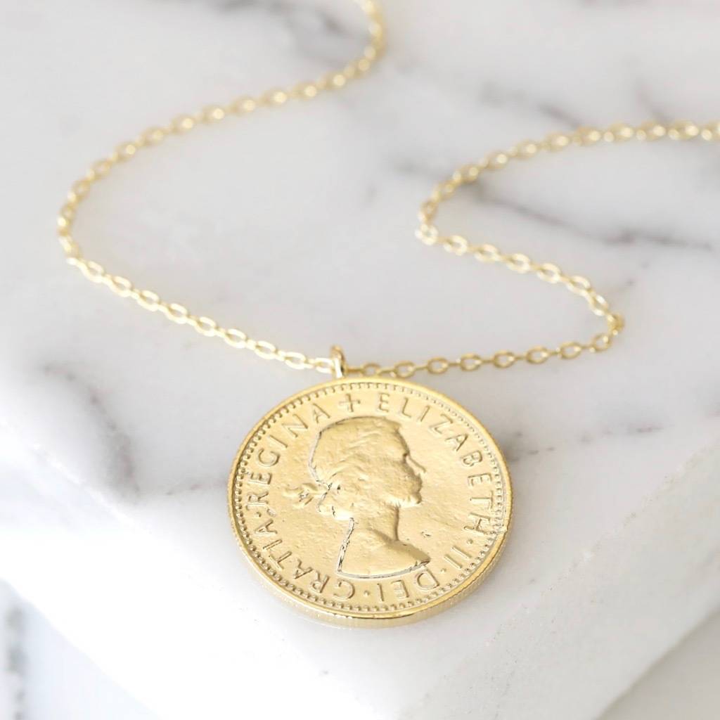 Half a sixpence necklace Clearance