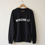 Ladies 'Winging It' Sweatshirt, thumbnail 2 of 4
