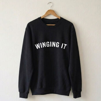 Ladies 'Winging It' Sweatshirt, 2 of 4