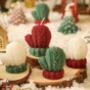 Christmas Mitten Spice Scented Candle, thumbnail 1 of 7