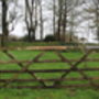 Engraved Wooden Gate Sign, thumbnail 2 of 12