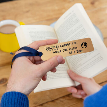 Teachers Change The World One Lesson At A Time Bookmark, 3 of 8