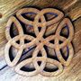 Celtic Wooden Knot Coasters, thumbnail 2 of 3