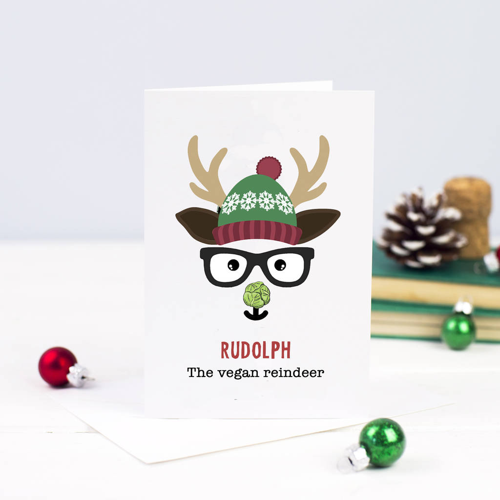 Funny Vegan Christmas Card funny christmas cards