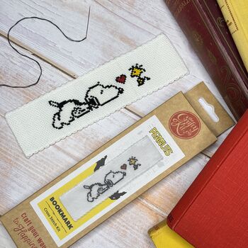 Peanuts Snoopy Cross Stitch Bookmark Kit, 6 of 9