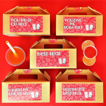 Personalised Love Bubble Tea Kit, 2 of 4