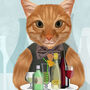 Ginger Cat Cocktails, Art Print, thumbnail 2 of 7