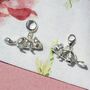 Chinchilla Charm Sterling Silver, thumbnail 2 of 6