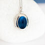 Personalised London Topaz Locket In Sterling Silver, thumbnail 1 of 12