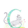 C Is For Cat Alphabet Art Print, thumbnail 2 of 12