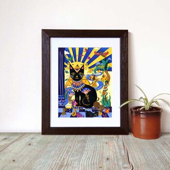Jazz Cats Art, Cat Print, Limited Edition Print, 3 of 3
