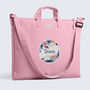 Personalised Flourish Design Kids Book Bag, thumbnail 6 of 9