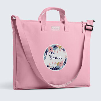 Personalised Flourish Design Kids Book Bag, 6 of 9