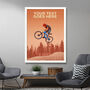 Personalised Mountain Bike Track Poster, thumbnail 3 of 6
