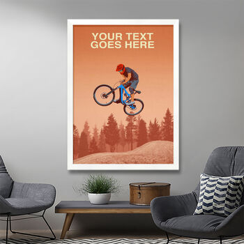 Personalised Mountain Bike Track Poster, 3 of 6