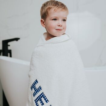 Personalised Cotton Children's Bath Towel, 4 of 9