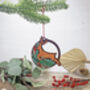 Deer Christmas Tree Decoration, thumbnail 1 of 5