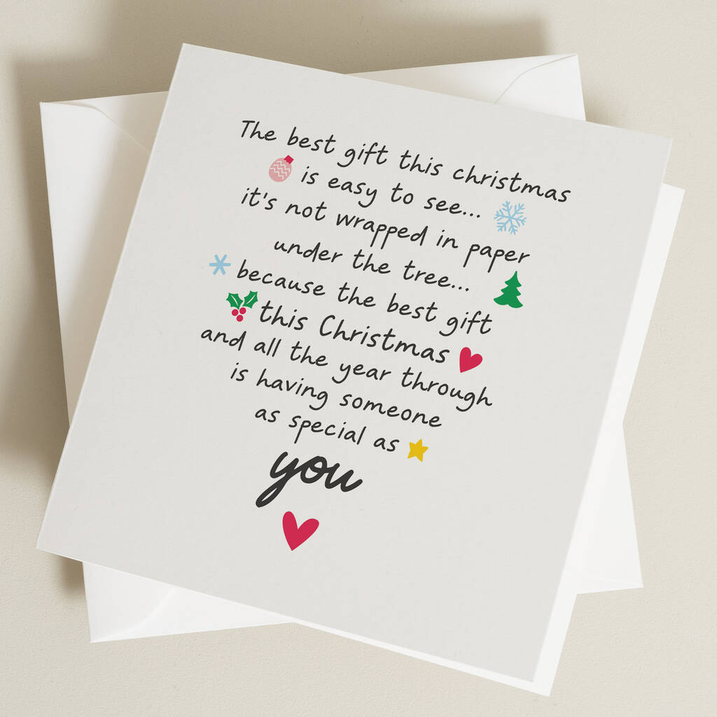 Christmas Card Poem By Paper Scene