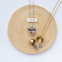 Acorn Squirrel Locket Necklace With Secret Message, thumbnail 5 of 6
