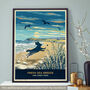 Spaniel Coastal Dog Walking Christmas Card, thumbnail 6 of 11