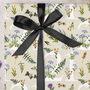 Three Sheets Of Floral 21st Birthday Wrapping Paper, thumbnail 2 of 2