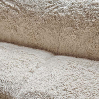 Yeti Shaggy Faux Sheepskin Sofa, 4 of 7