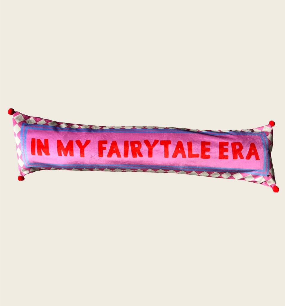 'In my fairytale ere' Super Soft Bolster Pillow, 1 of 7