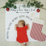 Personalised Seasonal Baby Milestone Blanket, thumbnail 1 of 11