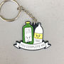 'You Complete Me' Gin Keyring For Partner, thumbnail 5 of 6