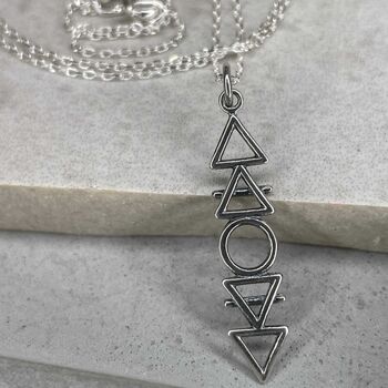 Sterling Silver All The Elements Necklace, 2 of 6