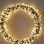 Light Up Wired Christmas Wreath, thumbnail 5 of 5