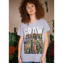 Grow With The Flow Women's Slogan T Shirt, thumbnail 3 of 5