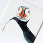 Inky Puffin Illustration Print, thumbnail 2 of 12