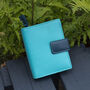 Personalised Mutlicolour Turquoise Small Leather Purse, thumbnail 1 of 11