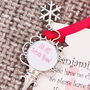 Santa Key/Tree Hanger And Personalised Message, thumbnail 3 of 3